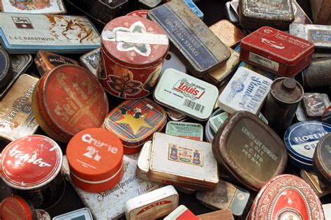 charming antique tins